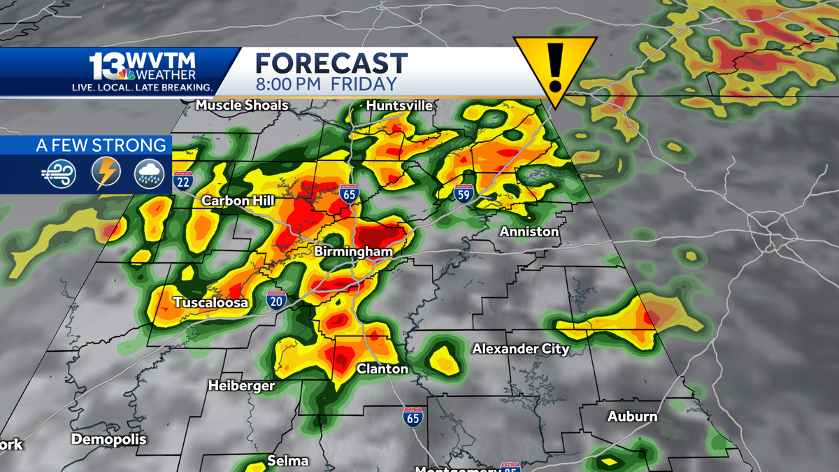 Alabama forecast: Extreme heat and a few storms