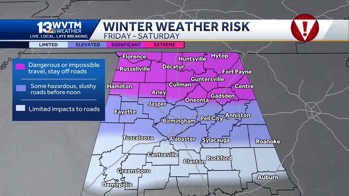 Alabama winter weather State of Emergency declared