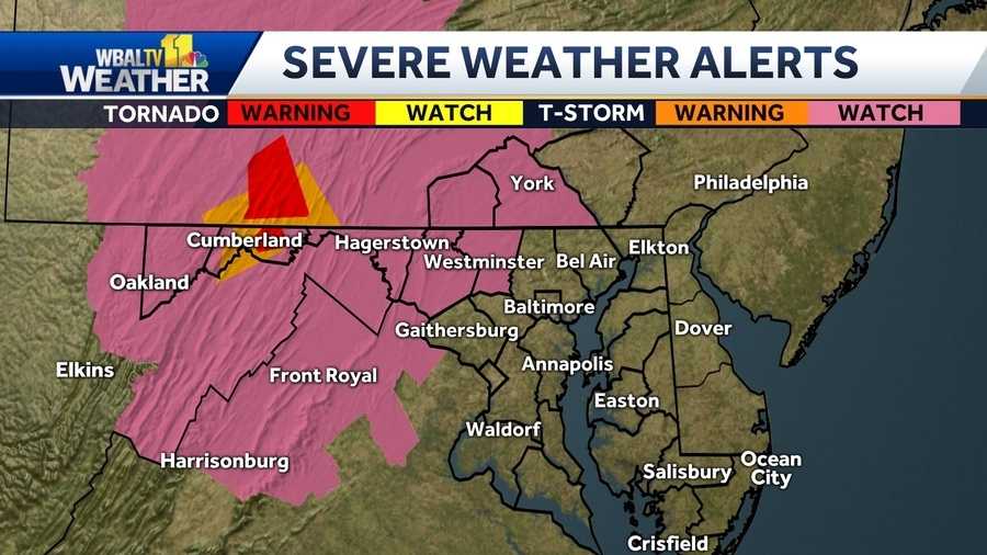 Tornado warnings expire in western, southern Maryland