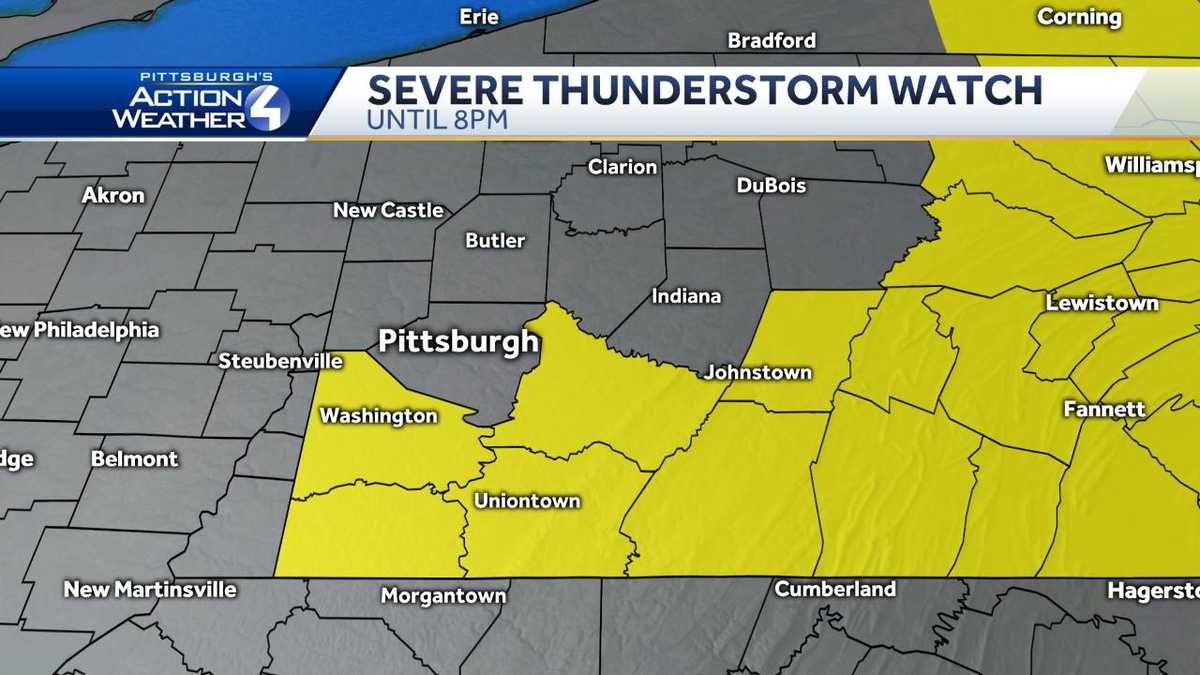 Severe thunderstorm watch, flash flood watch in effect for parts of the ...