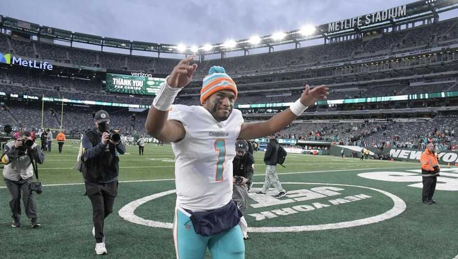 Miami Dolphins third straight win New York Jets 