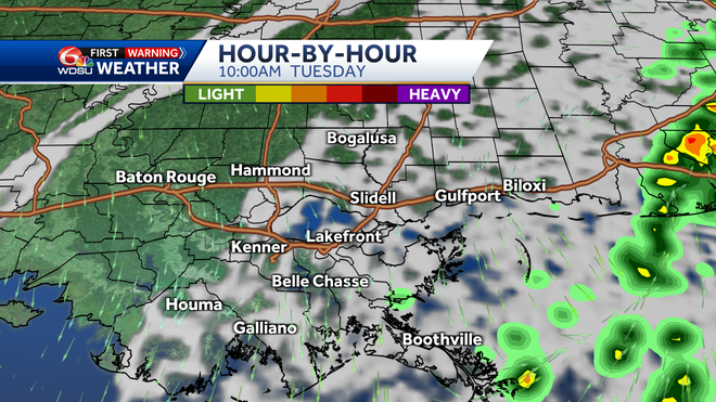 New Orleans weather forecast when severe storms arrive tornadoes
