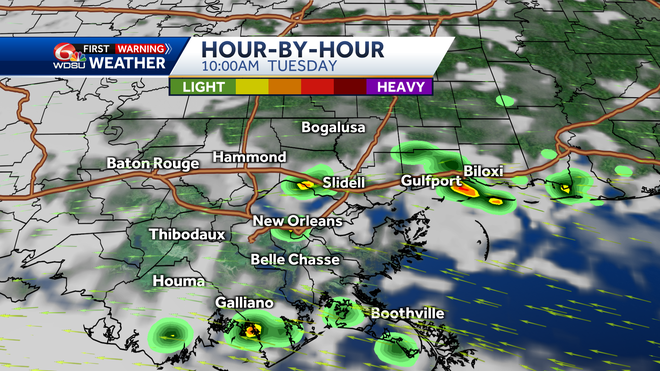 New Orleans weather forecast Tropical Storm Alberto rain chances