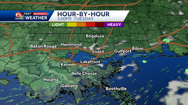 New Orleans weather forecast severe weather storms tornadoes