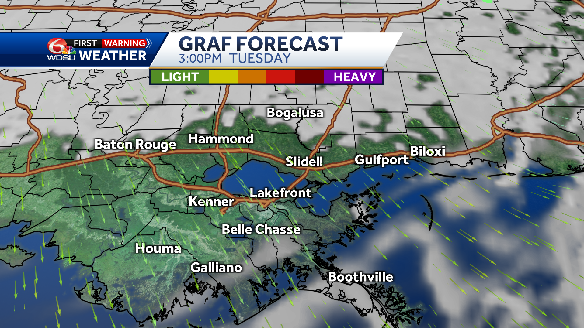 New Orleans Forecast Tornadoes Severe Storms Thanksgiving Forecast