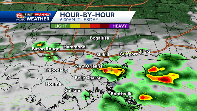 New Orleans weather forecast potential tropical cyclone6 Francine