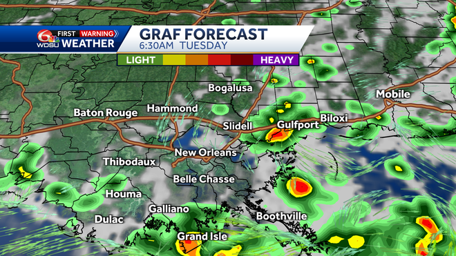 New Orleans weather forecast Tropical Storm Erin hurricane chance