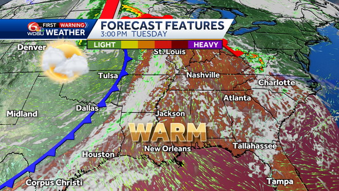 How hot it will be in the New Orleans weather forecast this week