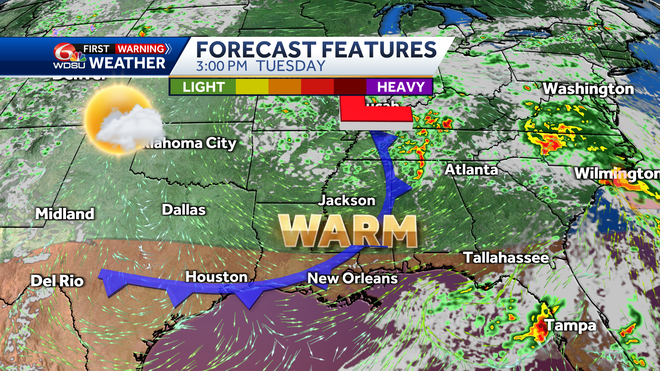 weather forecast new orleans saturday