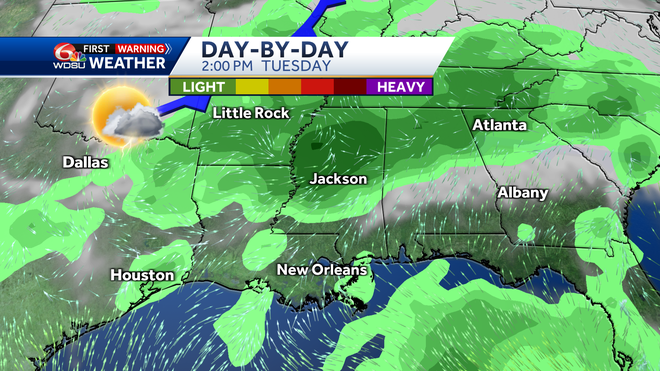 New Orleans weather forecast high temp weekend outlook