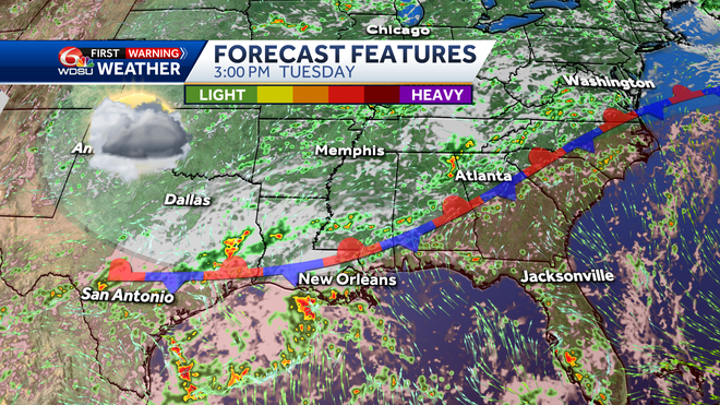 Tuesday weather characteristics