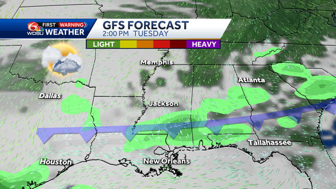 tuesday weather features