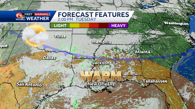 New Orleans Super Bowl weather forecast how bad fog how warm rain