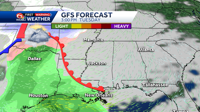 tuesday weather features