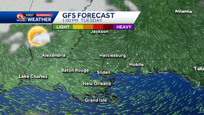 New Orleans weather forecast when will it rain end rain chances