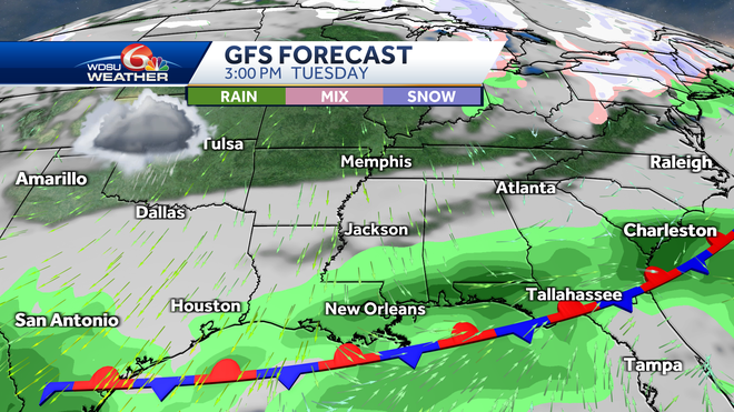 New Orleans weekend forecast storms severe weather