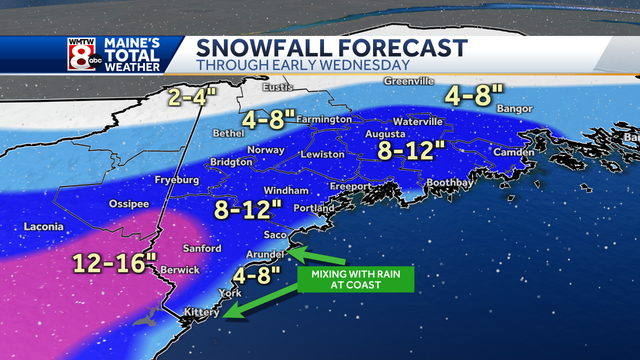 Nor'easter to bring heavy snow, strong winds in through Tuesday - Vimarsana News