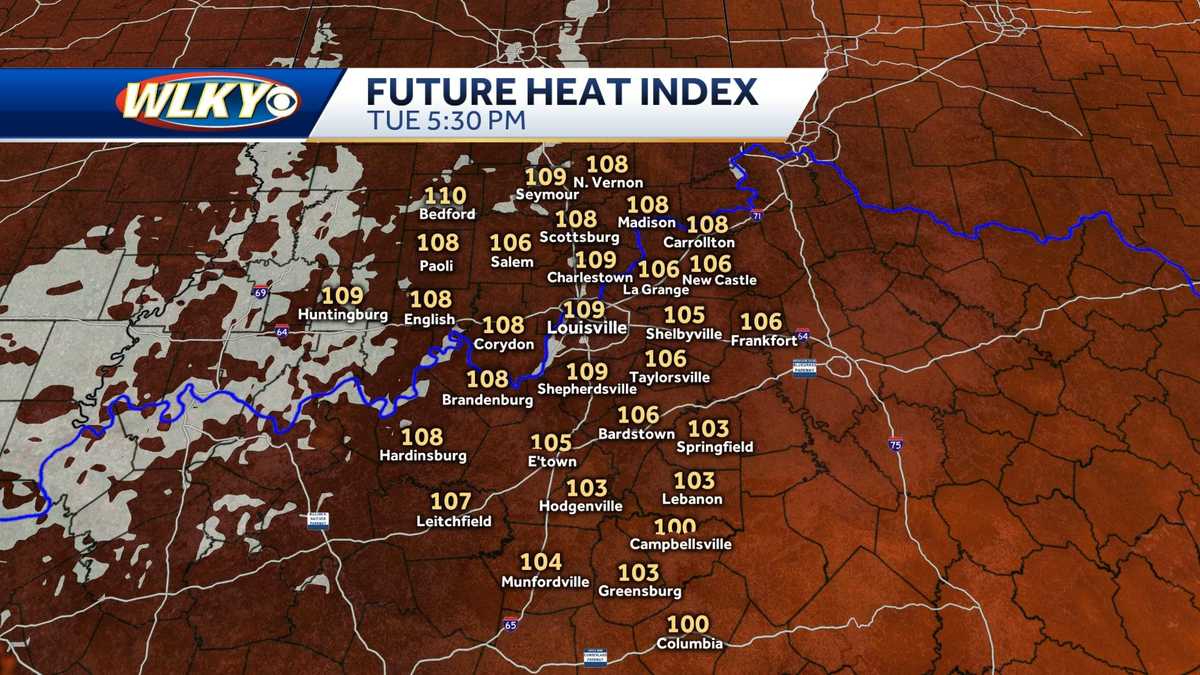 Weekly Weather Planner: Scorching, dangerous heat ahead for Louisville area