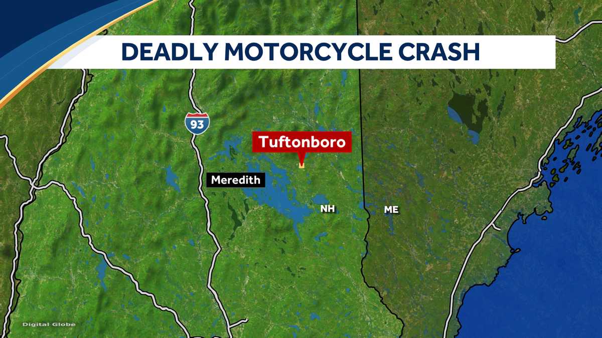 Man dead, woman injured after motorcycle crash in Lakes Region town, authorities say – WMUR Manchester