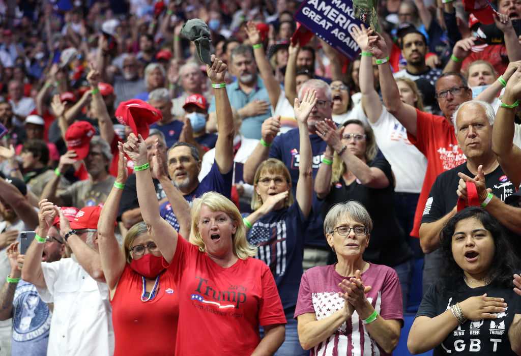 Crowd Gathers For Tulsa Rally, Donning President Trump Gear Amid ...