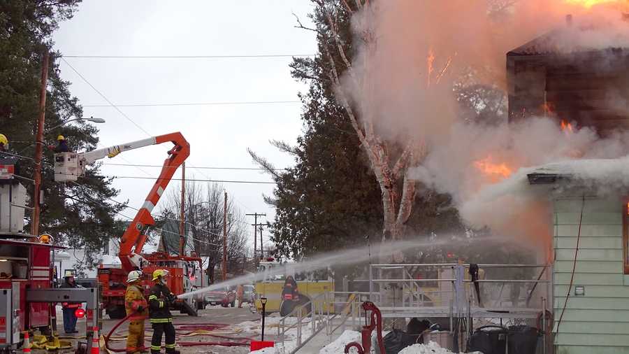 PICTURES Tupper Lake Fire Department respond to structure fire
