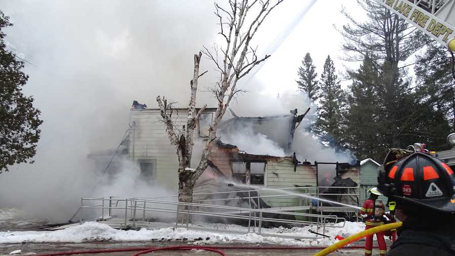 PICTURES Tupper Lake Fire Department respond to structure fire