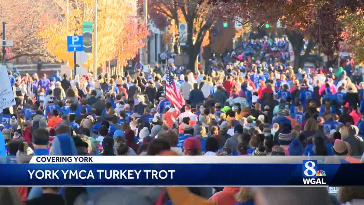 Burning the calories away on the York Turkey Trot