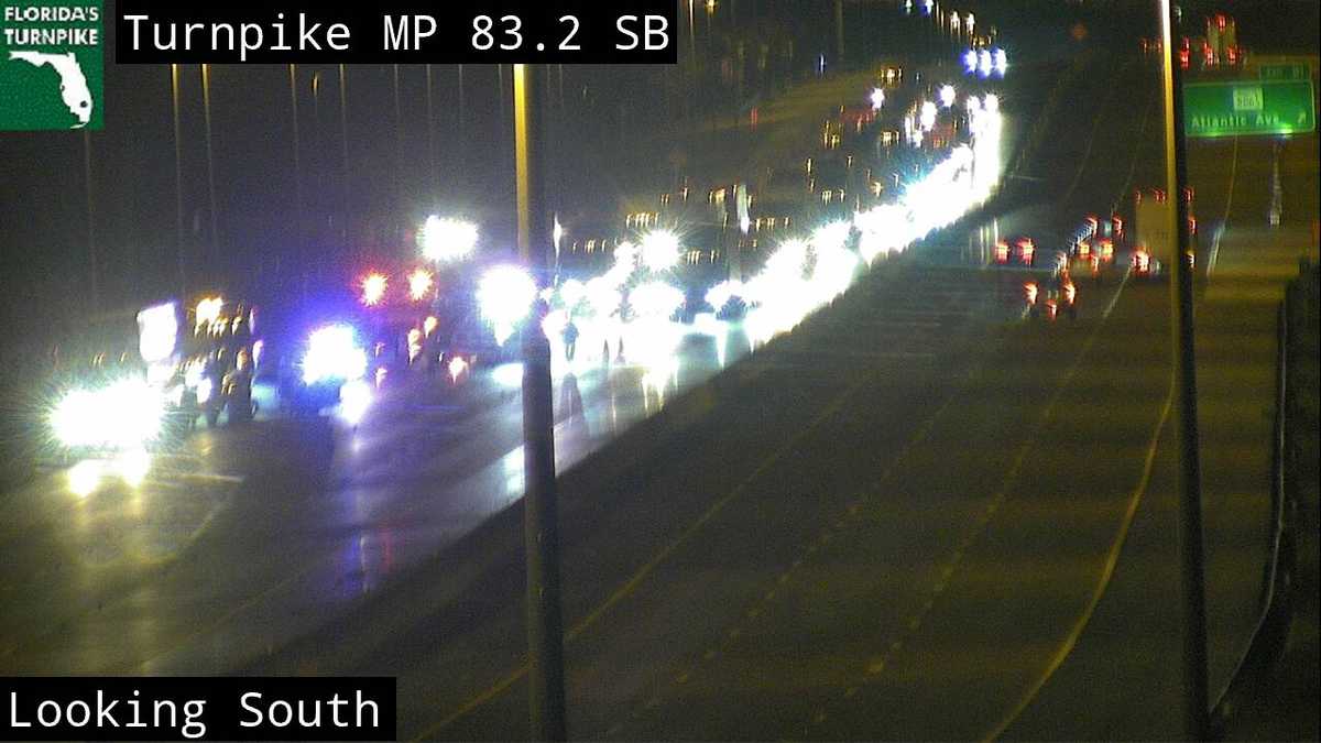 Northbound lanes reopen following crash on Florida's Turnpike near ...