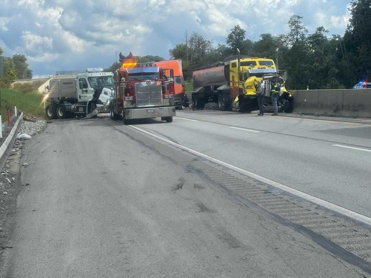 Pennsylvania Turnpike Reopens After Crash Involving Multiple Tractor ...