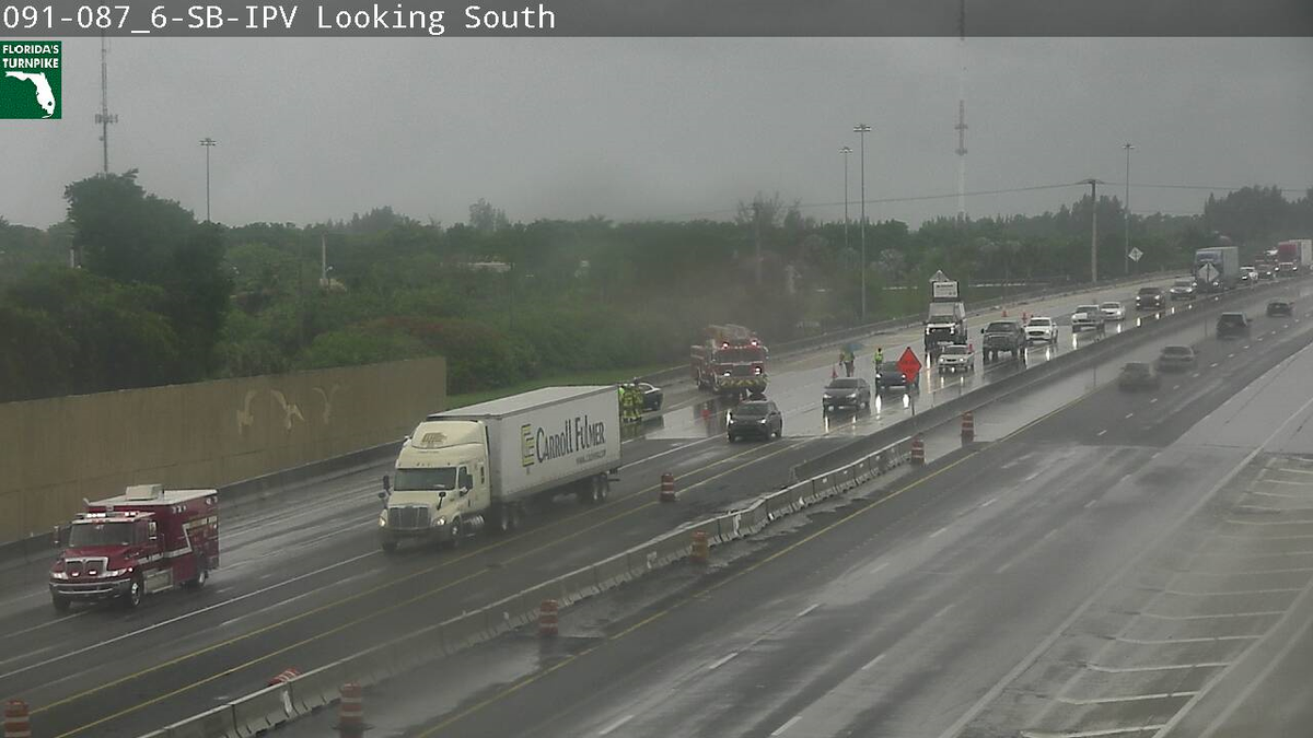 Major crash near Boynton Beach on Florida's Turnpike North