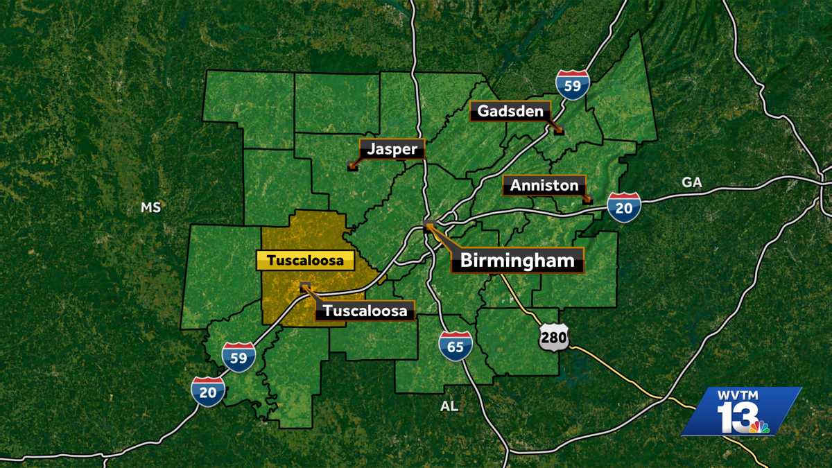 Two dead, three injured in head-on crash north of Tuscaloosa