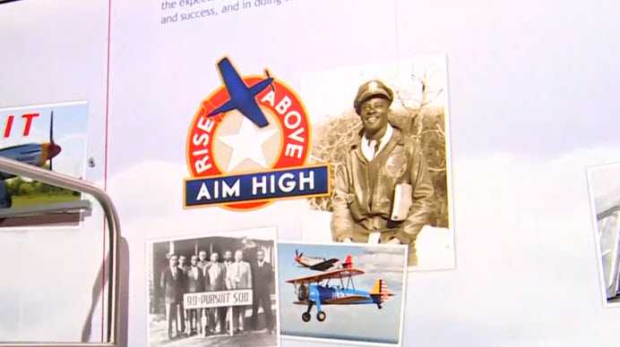 Traveling exhibit honoring Tuskegee Airmen makes stop in Batavia