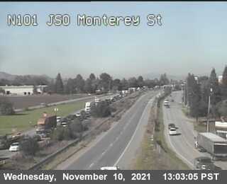 Highway 101 in Gilroy closed for hours after major crash roadway