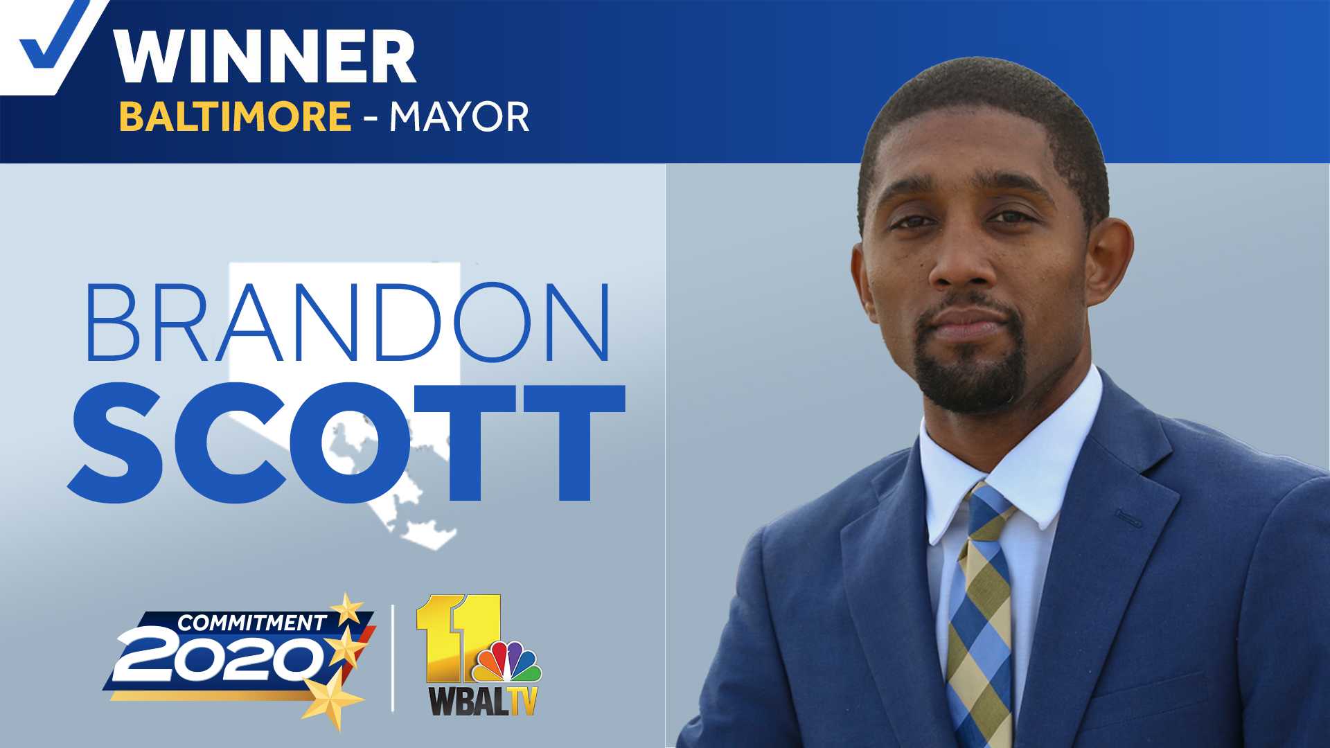 Democrat Brandon Scott Declares Victory In Baltimore Mayor's Race