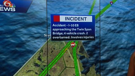Two overturned vehicles on I-10 EB before Irish Bayou - Vimarsana News