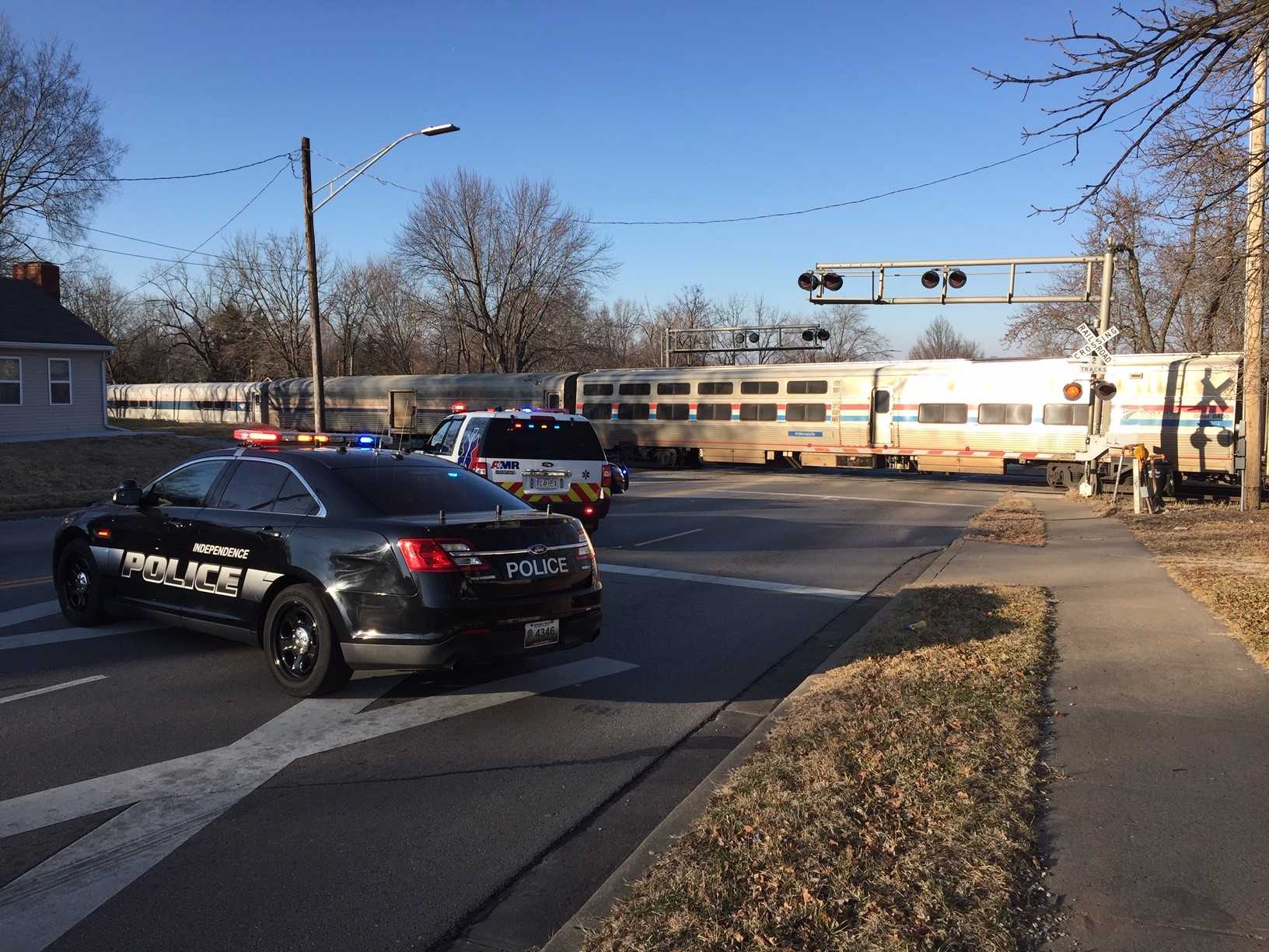 Two Injured After Amtrak Train Strikes Vehicle In Independence