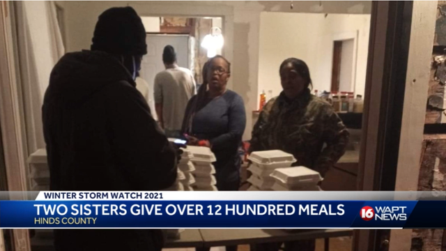 Two sisters give over 1,200 meals to those affected by winter storm - Vimarsana News