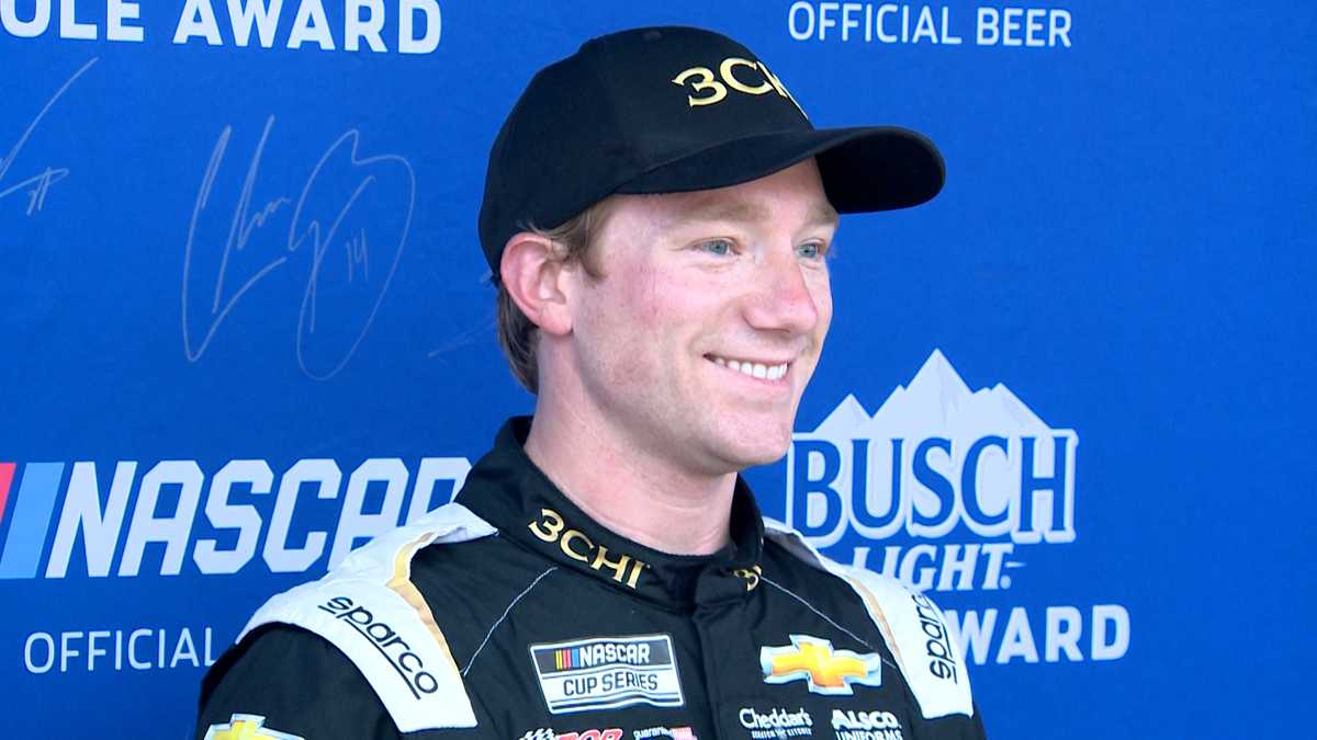 Tyler Reddick wins pole for Sunday's NASCAR race on IMS road course