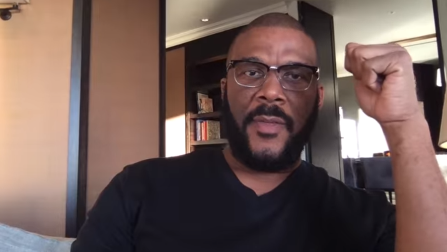 Tyler Perry warns Facebook followers about scams.