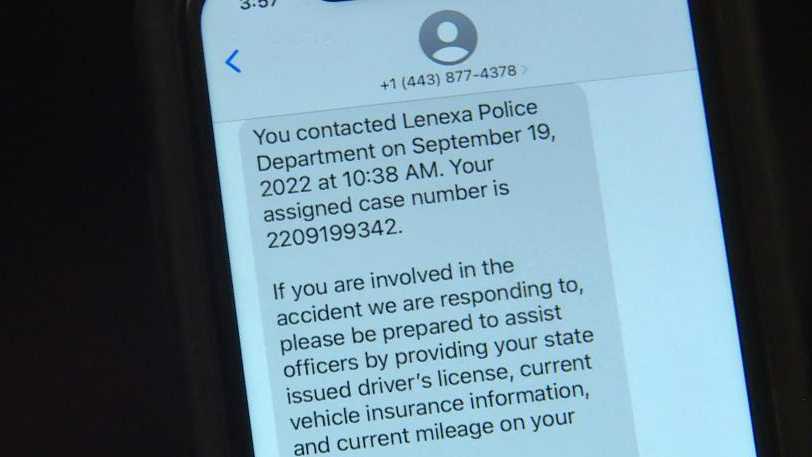 Lenexa Police using new technology to send texts after 911 calls