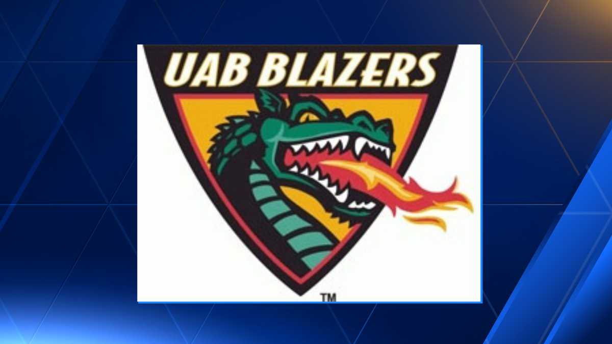 UAB Blazers 10'' x 10'' Retro Team Sign