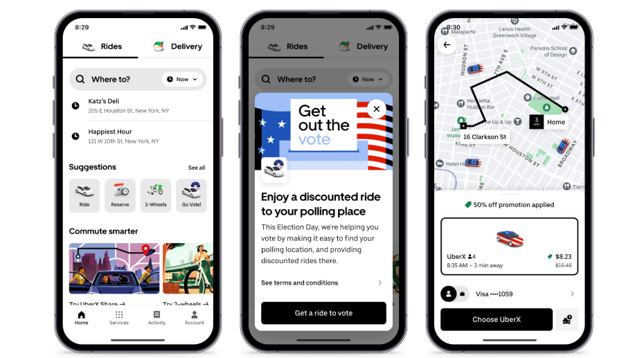 Uber, Lyft giving discounted rides for Election Day, Palm Tran letting