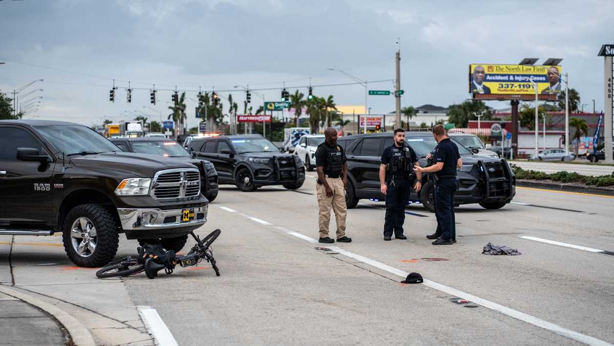 Bicyclist hospitalized after being struck by vehicle on Cleveland Avenue