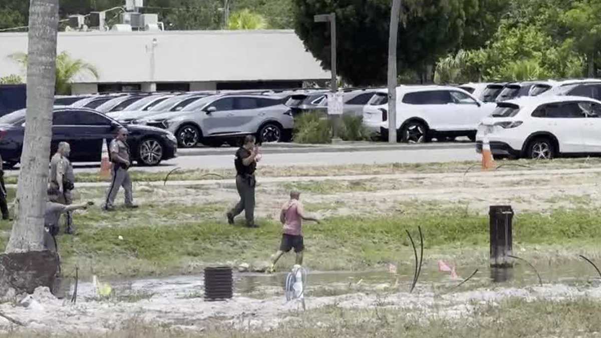 Man jumps into retention pond after leading Collier County deputies on ...