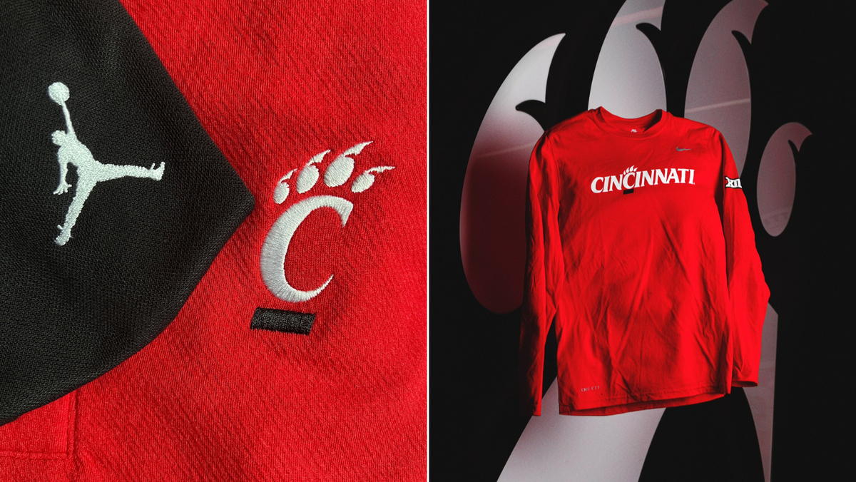 University of Cincinnati Bearcats Team Issued Nike Football 