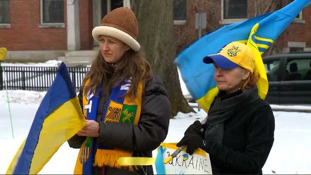 Rally held in support for Ukraine at NH State House - Vimarsana News