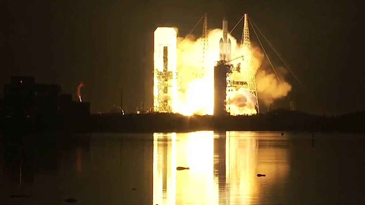 Delta IV Heavy launch from Cape Canaveral