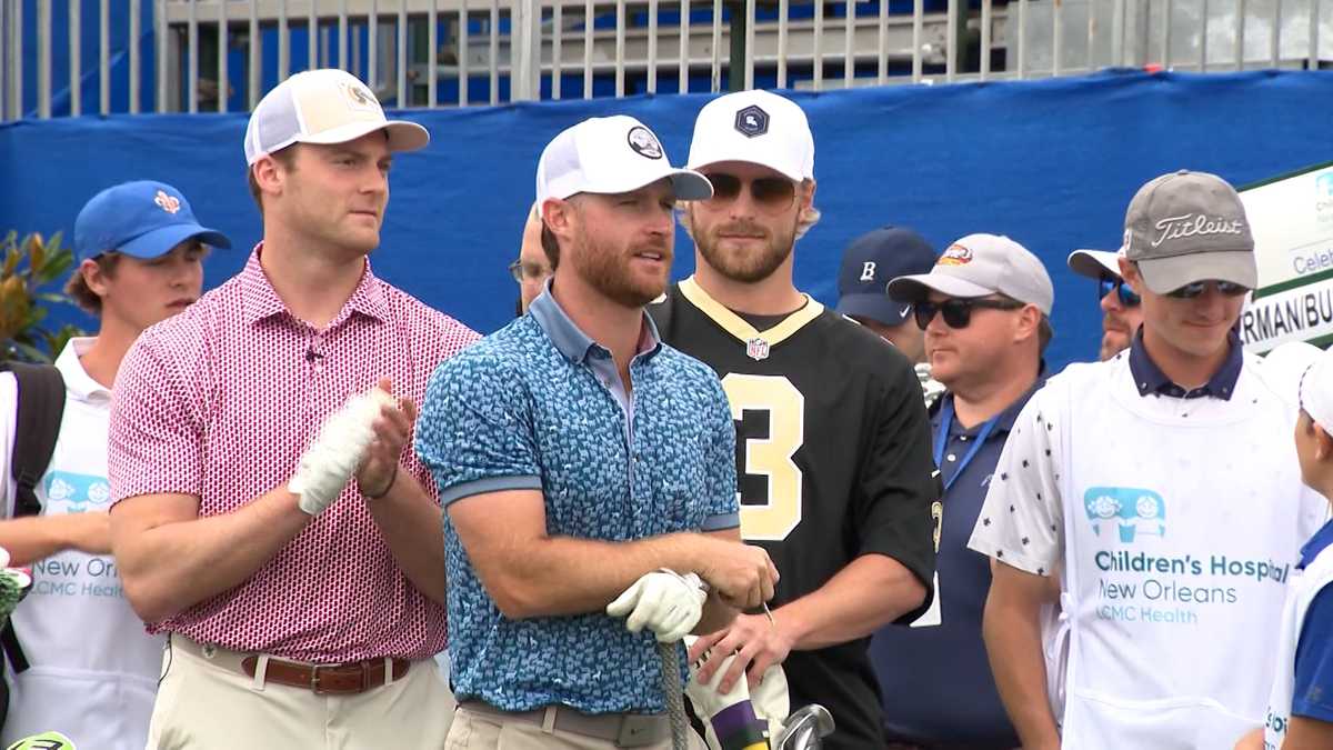 Team Golf New Orleans Saints Ball & Tee Set