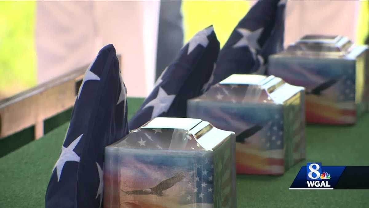 Veterans whose remains went unclaimed for years buried with military honors