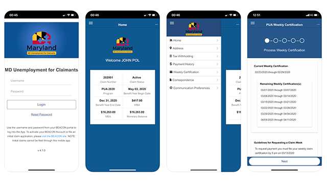 Maryland Labor Unveils New App For Filing Unemployment Claims